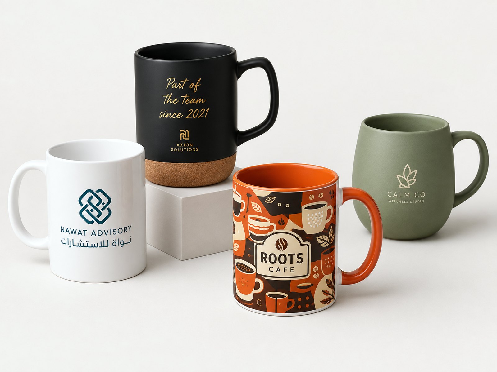 Ceramic Mug. Printed mugs for teams, events and giveaways.