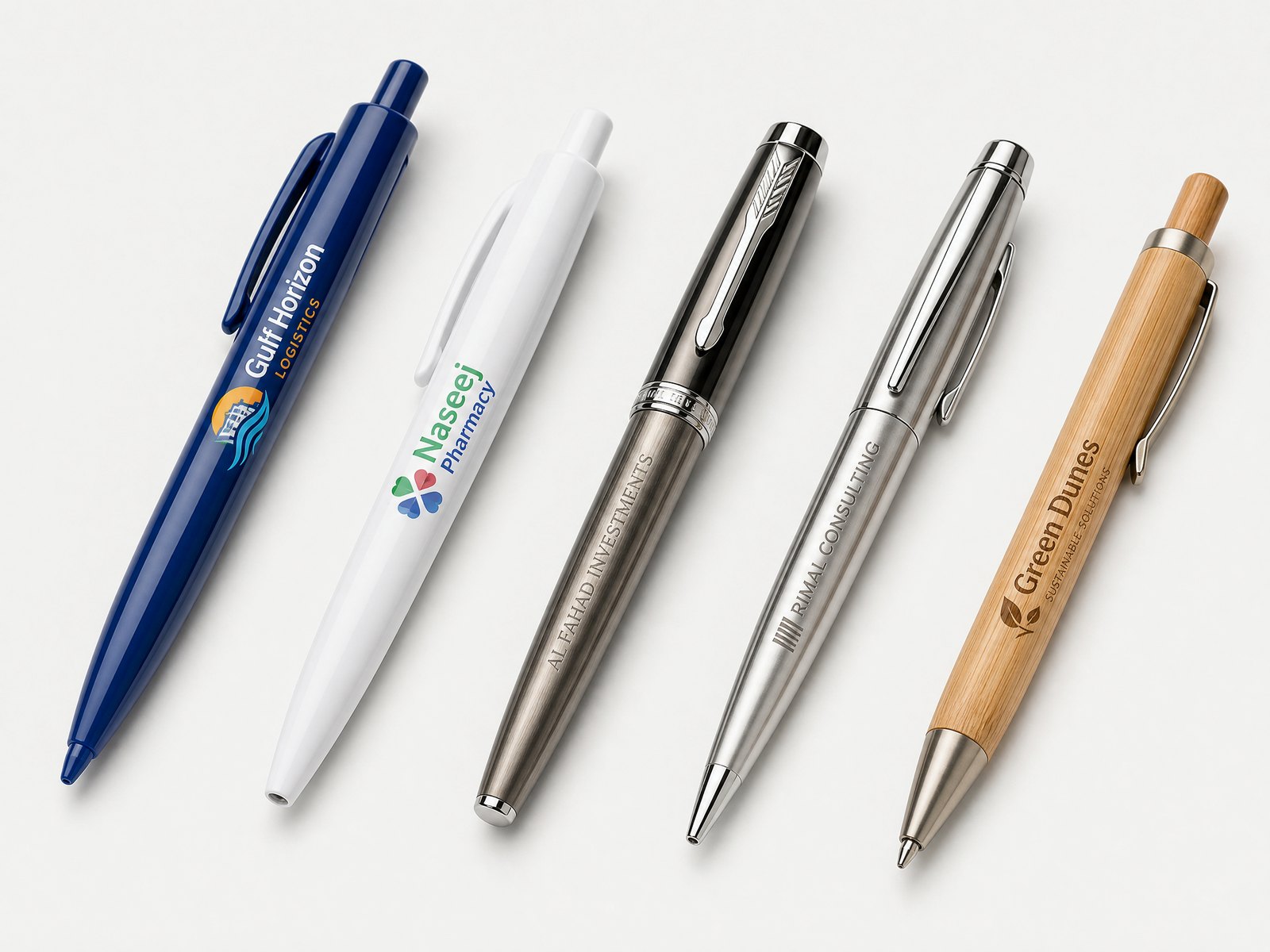Engraved metal executive pens